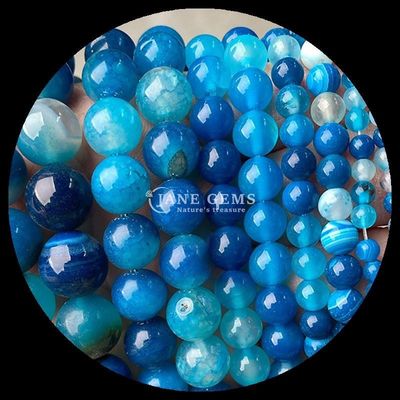Streifenagatenperlen Edelsteinperlen 8mm für Schmuck