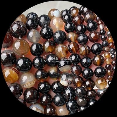 Edelstein 8mm Perle Verschiedene Achatperlen Grüne Achat Karnelien Braune Achat Locker Perlenstränge für DIY