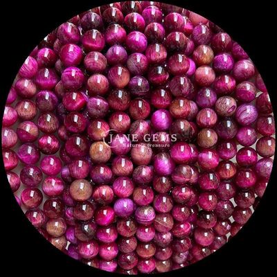 DIY Schmuck essenzielle Edelsteine Perlen 8mm Runde Form Tiger Auge Locker Perlen Stränge