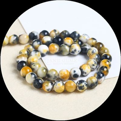 Natürliche Edelstein Armbänder Verschiedene Farben Jade Loose Bead Strands, um Ihren Stil mit natürlicher Eleganz zu erhöhen