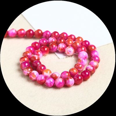 Natürliche Edelstein Armbänder Verschiedene Farben Jade Loose Bead Strands, um Ihren Stil mit natürlicher Eleganz zu erhöhen