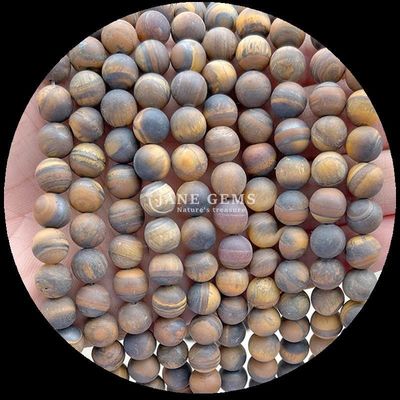 Mehrfarbige Edelsteinperlen 8 mm Verschiedene gefrorene lose runde Perlenstränge für Armbänder und Halskette