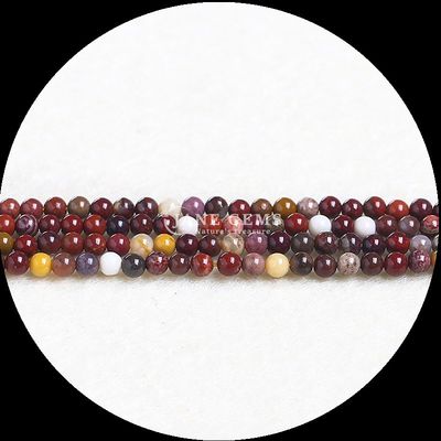 Natürliche Kristallheilung Edelstein Perlen 8mm Runder Schnitt Rot Jaspis Granat Stränge