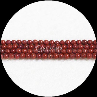Natürliche Kristallheilung Edelstein Perlen 8mm Runder Schnitt Rot Jaspis Granat Stränge