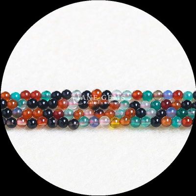 DIY Schmuckherstellung mit Naturjuwelen Perle 4mm Größe Schöne Kristall Rose Quarz Sodalite Loose Bead Strands