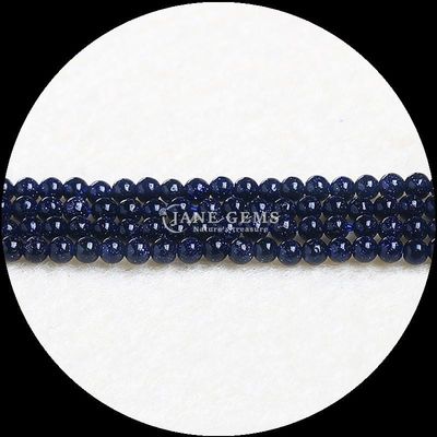 DIY Schmuckherstellung mit Naturjuwelen Perle 4mm Größe Schöne Kristall Rose Quarz Sodalite Loose Bead Strands