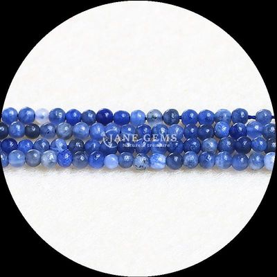 DIY Schmuckherstellung mit Naturjuwelen Perle 4mm Größe Schöne Kristall Rose Quarz Sodalite Loose Bead Strands