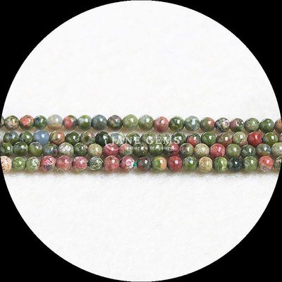 Gemstone Crystal Unakite Klares Quarz Loose Beads Strands für Schmuck Eine zeitlose Ergänzung zu Ihrer Schmuckkollektion