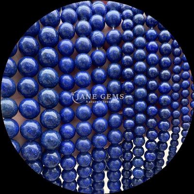 Natürliche runde Edelstein Perlen Kiwi Jaspis Lapis Lazuli und mehr Die perfekte Ergänzung zu Ihrer Schmuckkollektion