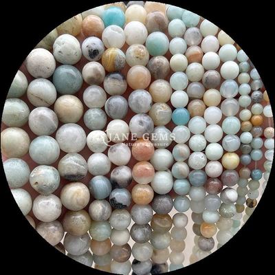 Edelsteine Perle Runde Form 8mm Natürliche für B2B Edelsteingeber Verschiedene Kristallheilungsteine Zebra Jaspis Amazonit und mehr für DIY