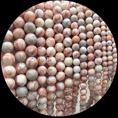 Edelsteine Perle Runde Form 8mm Natürliche für B2B Edelsteingeber Verschiedene Kristallheilungsteine Zebra Jaspis Amazonit und mehr für DIY
