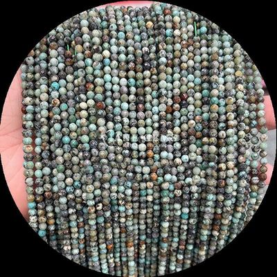 Verbessern Sie Ihre DIY Schmuckherstellung mit Edelsteinen Perlen runden Form und natürlichen Edelstein verschiedene natürliche Kristall Heilstein Dalmatinischer Jaspis Tourmalin Loose Mini Faceted Perlen Stränge