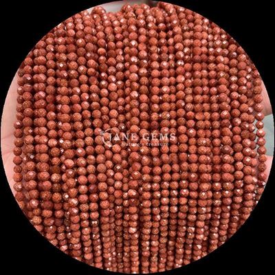 8mm Farbschmuck Perlen Rot Jaspisches Tiger-Auge Mini-Fassetten Kristall Heilungslocker Perlenstränge für Schmuckdesign und -produktion