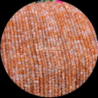 Runde Edelsteine Perle Die ultimative Wahl für DIY Schmuckherstellung und personalisierte Accessoires Verschiedene Arten Rubin Zoisite Erdbeere Quarz Mini Faceted Loose Bead Strands Kristall Heilsteine