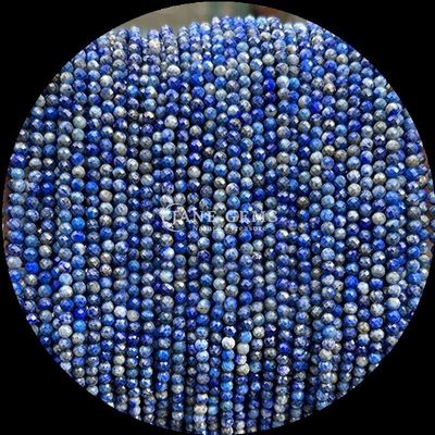 Herkunft Halsketten Edelsteine Perlen Prehnit Lapis Lazuli Mini Faceted Loose Bead Strands geeignet für verschiedene Farben